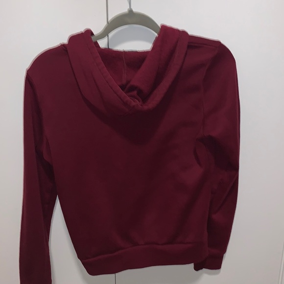 Urban Sweaters 35 Burgundy Zipup Hoodie Poshmark